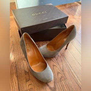 Gucci pump heels gray color women GUCCI